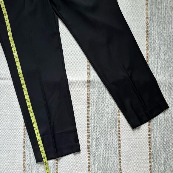Lauren Ralph Lauren Norton Ultraflex Classic Fit Black Straight Leg Pants 38x29 - Picture 8 of 12